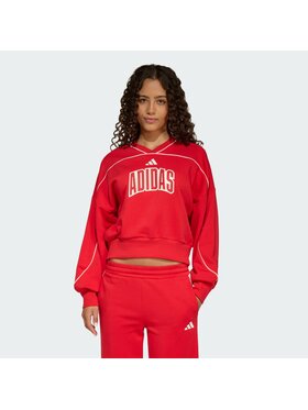 adidas adidas Bluza STADIUM Czerwony Loose Fit