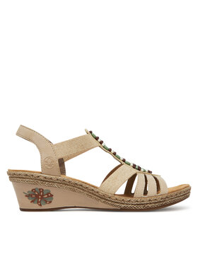 Rieker Rieker Sandalen V2451-62 Beige