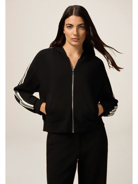 Oltre Oltre Bluza G963J004240N033 Czarny Baggy Fit