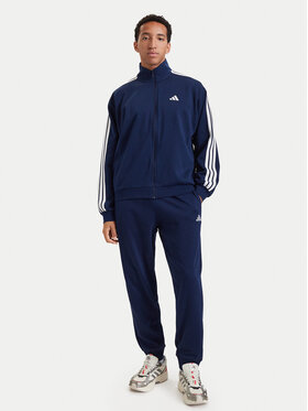 adidas adidas Sportinis kostiumas 3-Stripes Fleece KY2283 Mėlyna Regular Fit