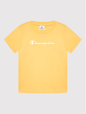 Champion Champion T-shirt 404541 Žuta Regular Fit