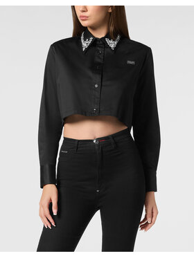 PHILIPP PLEIN PHILIPP PLEIN Košile 23425 Černá Fitted Fit