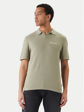 Jack & Jones Jack & Jones Polokošeľa Norrebro 12297926 Zelená Relaxed Fit