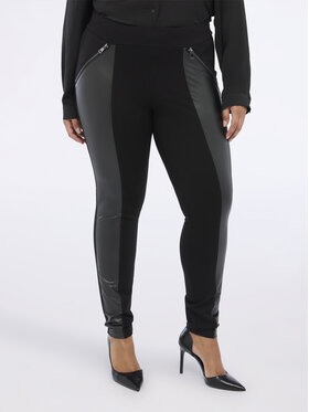 Fiorella Rubino Fiorella Rubino Spodnie materiałowe P714L002240N033 Czarny Skin Fit