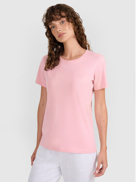 4F 4F T-shirt NOS Rosa chiaro Regular Fit
