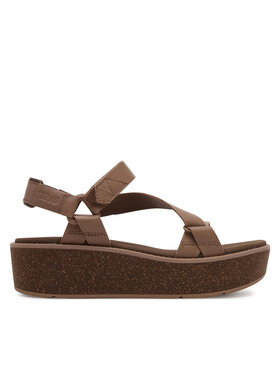 Teva Teva Sandały Madera Wedge 1151015 Brązowy