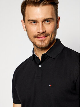 Tommy Hilfiger Tommy Hilfiger Polo 1985 MW0MW17770 Μαύρο Regular Fit