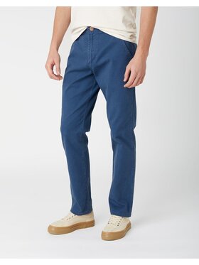 Wrangler Wrangler Spodnie materiałowe Chino Niebieski Regular Fit