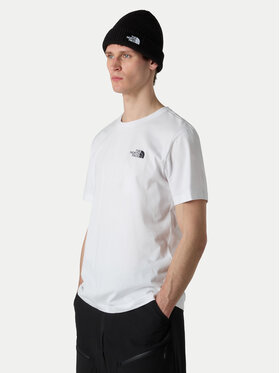 The North Face The North Face T-särk Vertical NF0A8EE7 Valge Regular Fit
