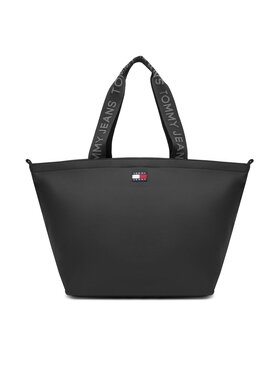 Tommy Jeans Tommy Jeans Pārnēsajamā soma Ess Daily Tote AW0AW17891 Melns