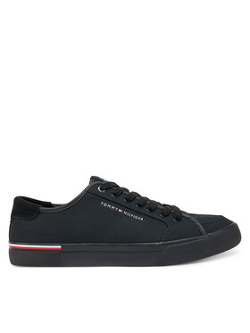 Tommy Hilfiger Tommy Hilfiger Tenisky Core Corporate Vulc Canvas FM0FM05398 Černá