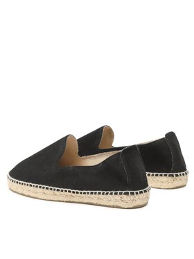 Manebi Espadrile Flat Espadrilles K 1.0 C0 Crna