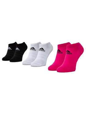 adidas adidas Набір з 3 пар низьких жіночих шкарпеток Cush Low 3PP DZ9386 Білий