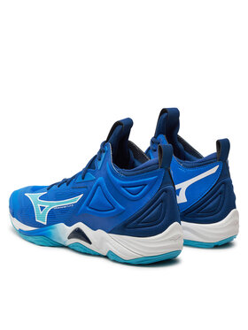 Mizuno Čevlji Za športe V Zaprtih Prostorih Wave Momentum 3 V1GA2317 Modra