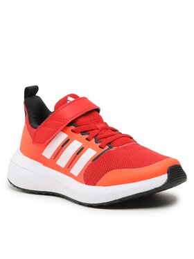 Adidas Tenisice Fortarun 2.0 Cloudfoam Sport Running Elastic Lace Top Strap Shoes HP5445 Crvena