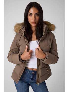 Guess Guess Bunda pro přechodné období 184824 Hnědá Classic Fit