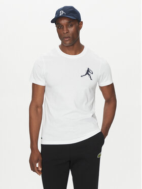 Lacoste Lacoste T-särgi ja mütsi komplekt TH1044 Valge Regular Fit