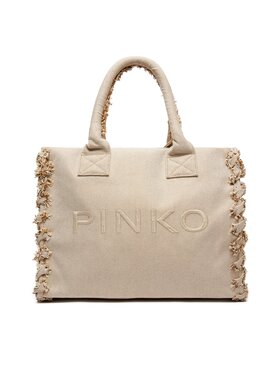 Pinko Pinko Kabelka Beach Shopping PE 24 PLTT 100782 A1X1 Béžová