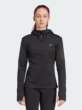 adidas adidas Bluza techniczna Own The Run Winterized Czarny Slim Fit