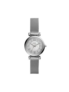 Fossil Fossil Zegarek Carlie Mini ES4837 Srebrny