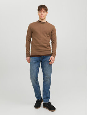 Jack&Jones Pulover 12212816 Rjava Regular Fit