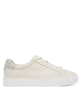 Calvin Klein Calvin Klein Snīkeri Vulc Lace Up - Jacq HW0HW02412 Écru