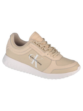 Calvin Klein Calvin Klein Sneakersy Calvin Klein Runner Laceup Beżowy