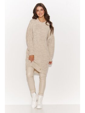 Numinou Numinou Sweter NU_S92 Beżowy Regular Fit