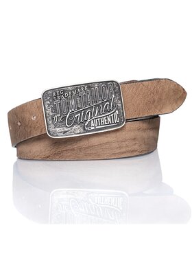 Tom Tailor Tom Tailor Pasek Męski SOPO-TT436 Brązowy