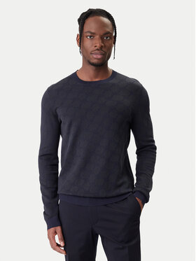 JOOP! JOOP! Svetr 13Ravorono 10100436 30102137 Tmavomodrá Regular Fit
