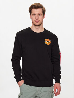 Alpha Industries Alpha Industries Sweatshirt Nasa Davinc 136303 Schwarz Regular Fit
