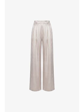 LE POSSÉ LE POSSÉ Pantaloni di tessuto SS Beige chiaro Regular Fit