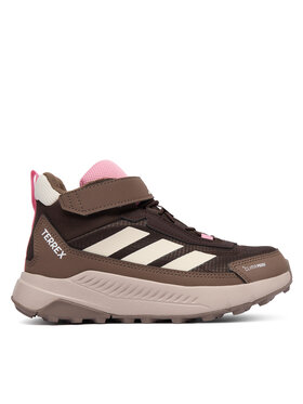 adidas adidas Trekkingi Terrex Anylander Mid Climaproof Children Hiking Shoes KJ2670 Brązowy