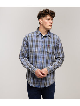 Lee Cooper Lee Cooper Koszula WILL 2124 Niebieski Regular Fit