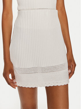 United Colors Of Benetton United Colors Of Benetton Fustă mini 1594D001E Alb Regular Fit