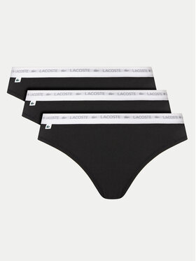 Lacoste Lacoste Set od 3 para klasičnih gaćica 8F1338 Crna