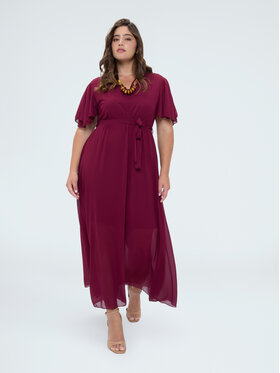 Fiorella Rubino Fiorella Rubino Sukienka wieczorowa 7009T001849N019 Różowy A-Line Fit