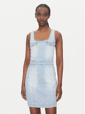Gaudi Gaudi Džinsinė suknelė 511BD16001 Mėlyna Slim Fit