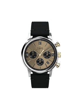 Timex Timex Ročna ura Marlin® Quartz Chronograph TW2W60300 Črna