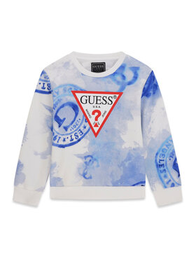 Guess Guess Bluza N6GQ00 KA6R4 Niebieski Regular Fit