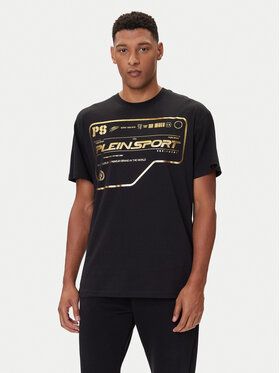 Plein Sport Plein Sport Marškinėliai FAEC MTK8373 STE001N Juoda Loose Fit