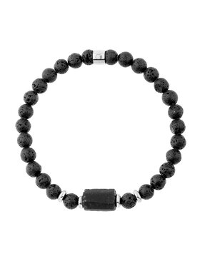 Manoki Manoki Bransoletka BA1231S Czarny