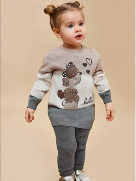 Mayoral Mayoral Legginsy 10.530 Szary Regular Fit