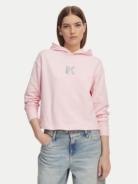 Karl Lagerfeld Jeans Karl Lagerfeld Jeans Felpa B2W20037 Rosa chiaro Regular Fit