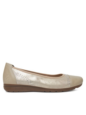 Rieker Rieker Ballerinas L9353-62 Goldfarben