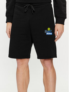 HUGO Hugo Спортивні шорти Nimply 50513310 Чорний Regular Fit