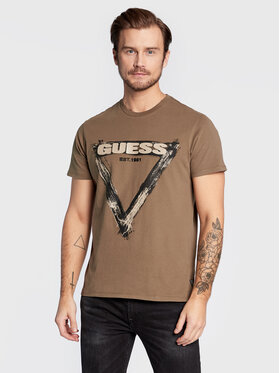 Guess Guess T-shirt M3RI64 KBDL0 Vert Slim Fit