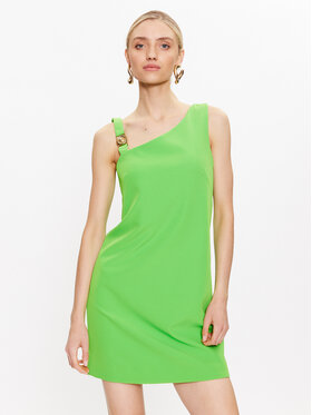 Just Cavalli Just Cavalli Лятна рокля 74PBO935 Зелен Regular Fit