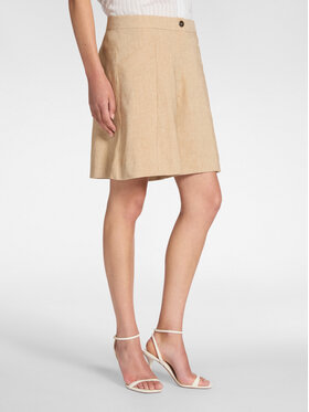 Elena Mirò Elena Mirò Pantaloni di tessuto P000P200485N012 Crema A-Line Fit