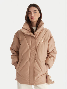 Guess Guess Zimné bundy V5BL13 WHHZ2 Béžová Regular Fit